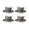 Images d'Orient Espresso cups with saucers set of 4, Andalusia