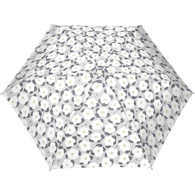 Miffy 100%UV Protection folding umbrella, grey flower/grey