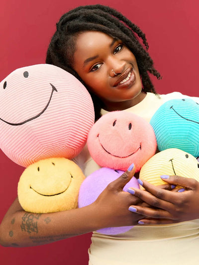 Bon Ton Toys Smiley Eco Fuzzy ø13, Yellow