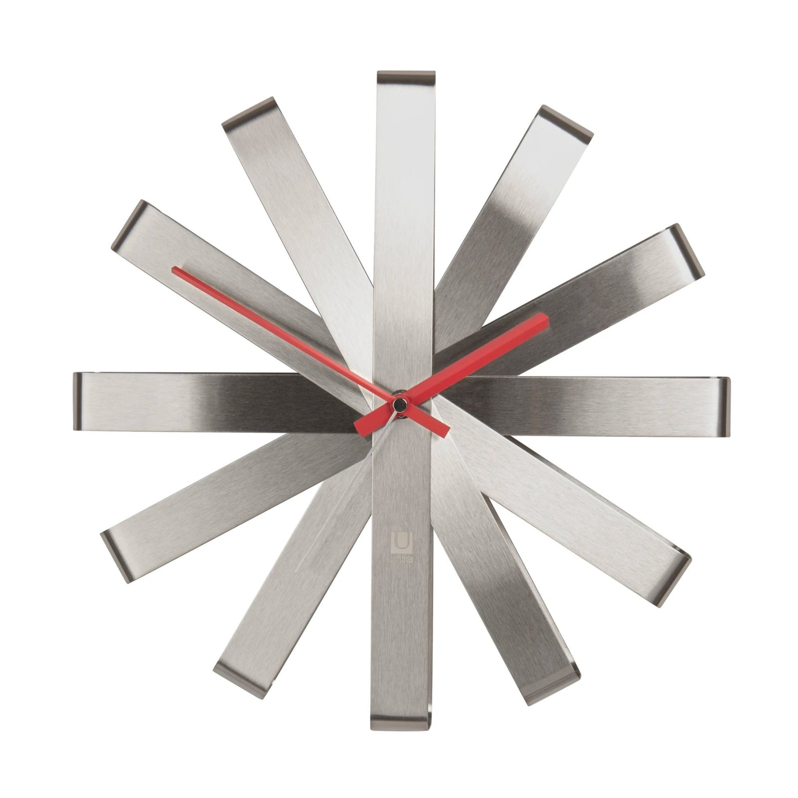 Umbra Ribbon wall clock ø30, steel