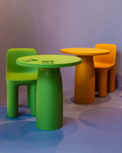 Qeeboo Toto table ø70, glitter mango