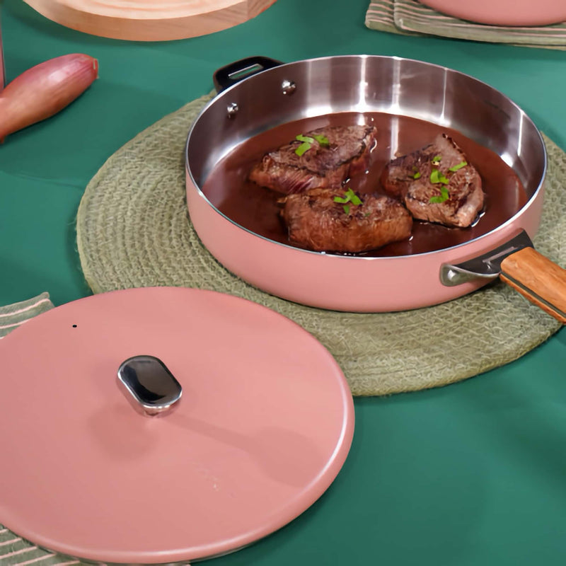 Cookut Marvellous stainless steel frying pan 24cm, marshmallow