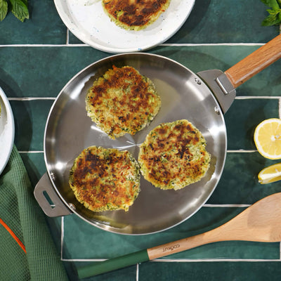 Cookut Marvellous stainless steel frying pan 24cm, fern