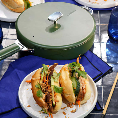 Cookut Marvellous stainless steel frying pan 24cm, fern