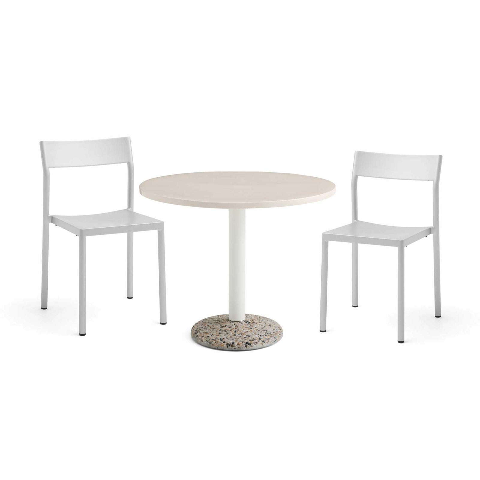 HAY Type chairs & Ceramic table Ø90 bundle