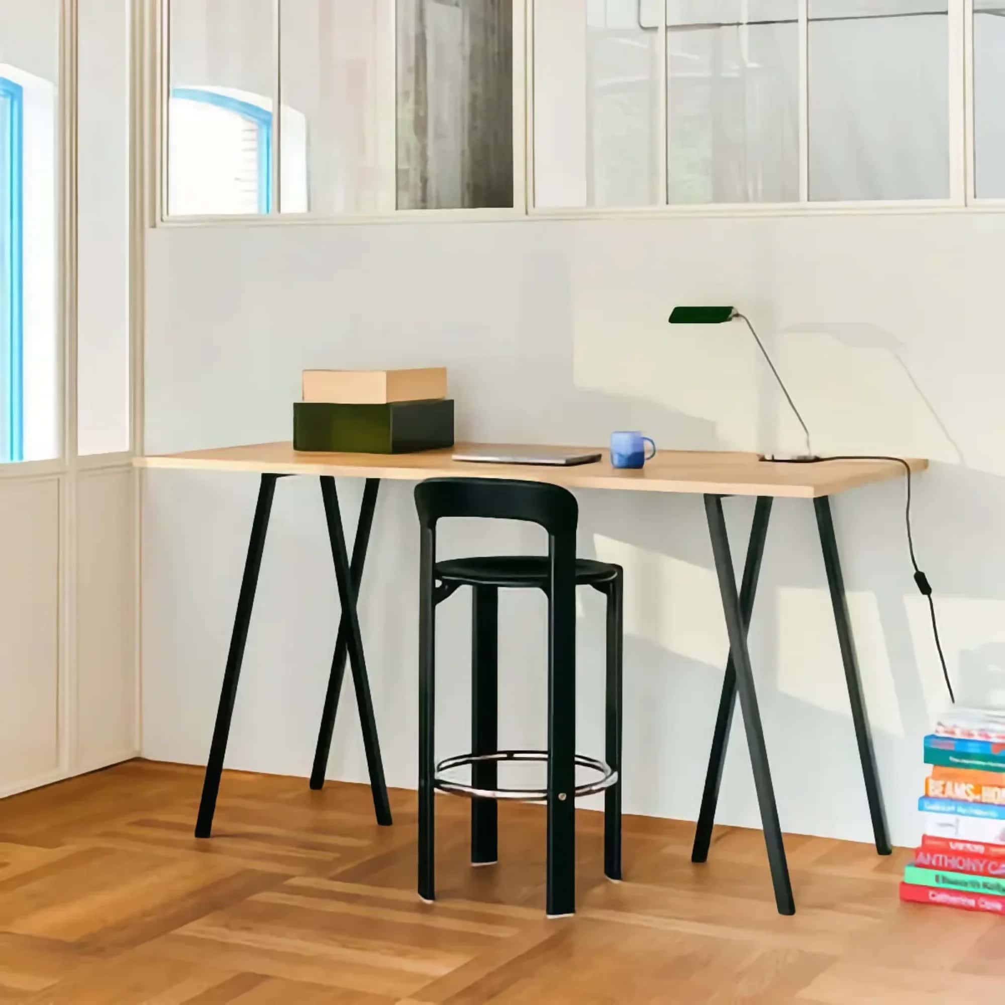 Hay Apex desk lamp, iron black