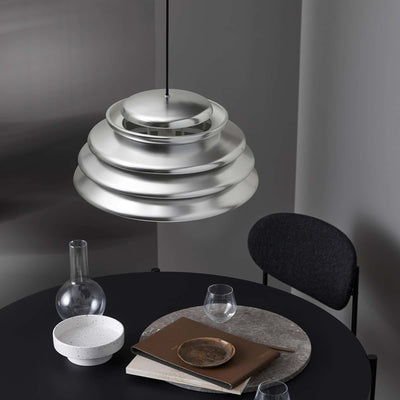 Verpan Hive pendant, polished aluminium