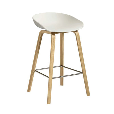 Hay About A Stool AAS32 Low counter stool (65cm), melange cream/oak