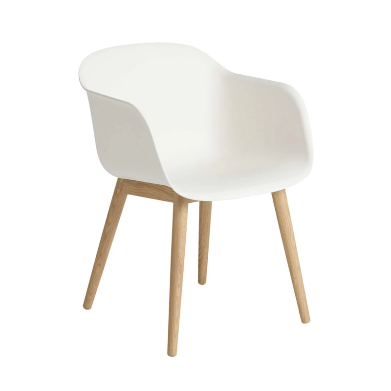 Muuto Workshop table 130x65 & Fiber Wood Base armchair