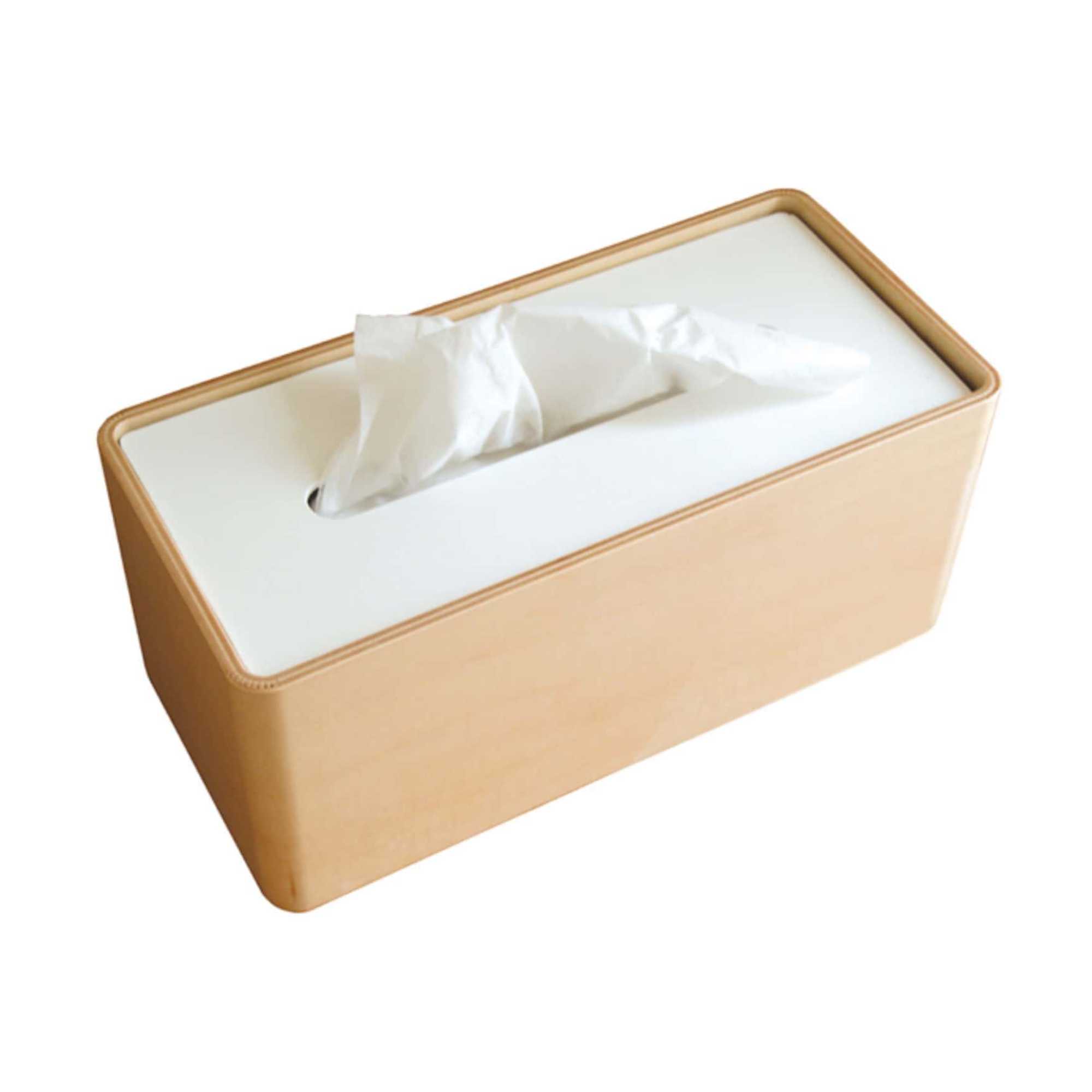 Lemnos STOCK Tissues Box, White