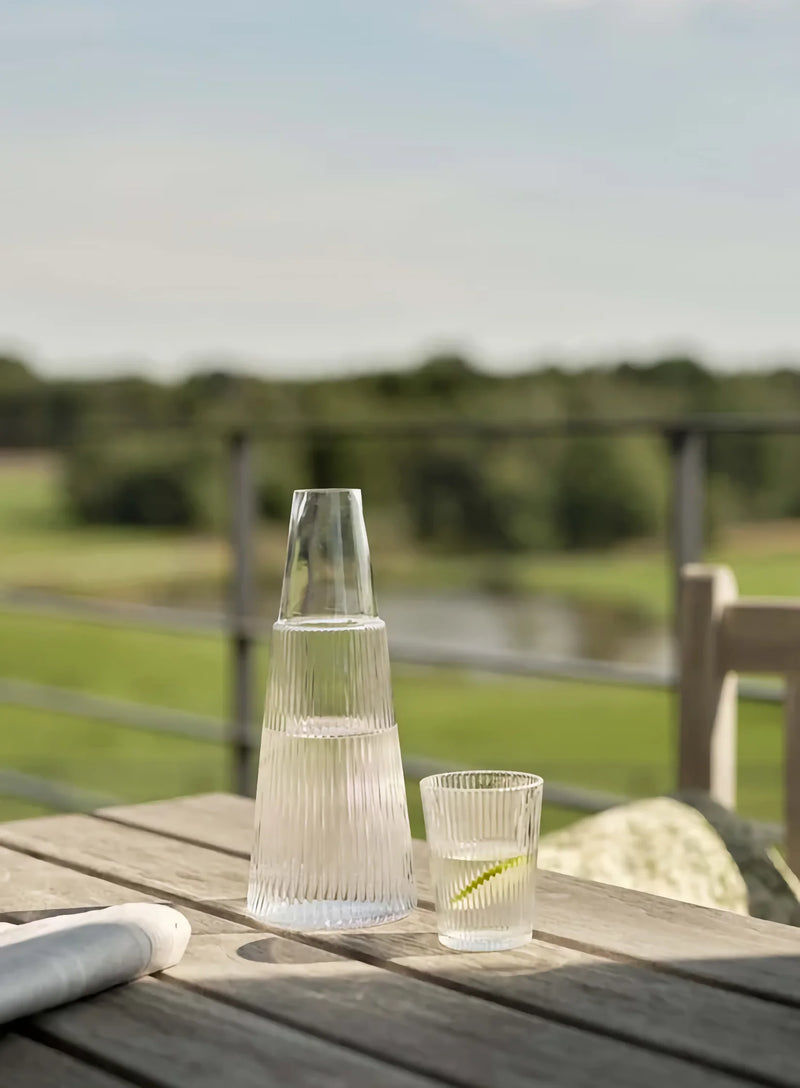 Stelton Pilastro carafe with glass 1l