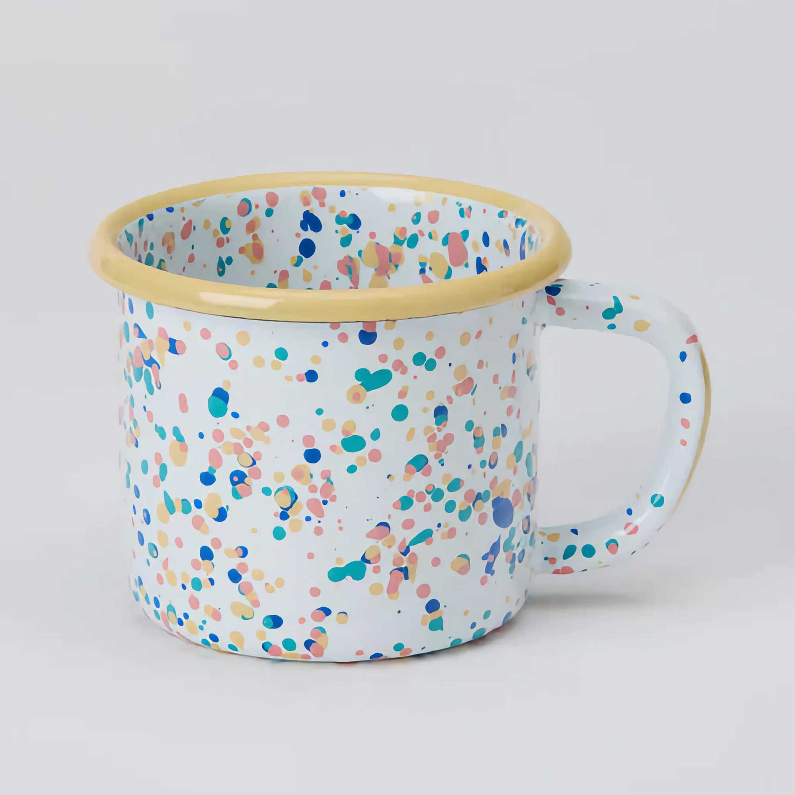 Kapka Enamel Wonder Wheel Mug, Yellow