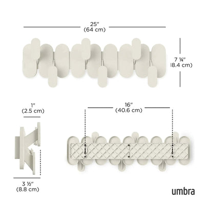 Umbra Tempo 6 wall hook, sand
