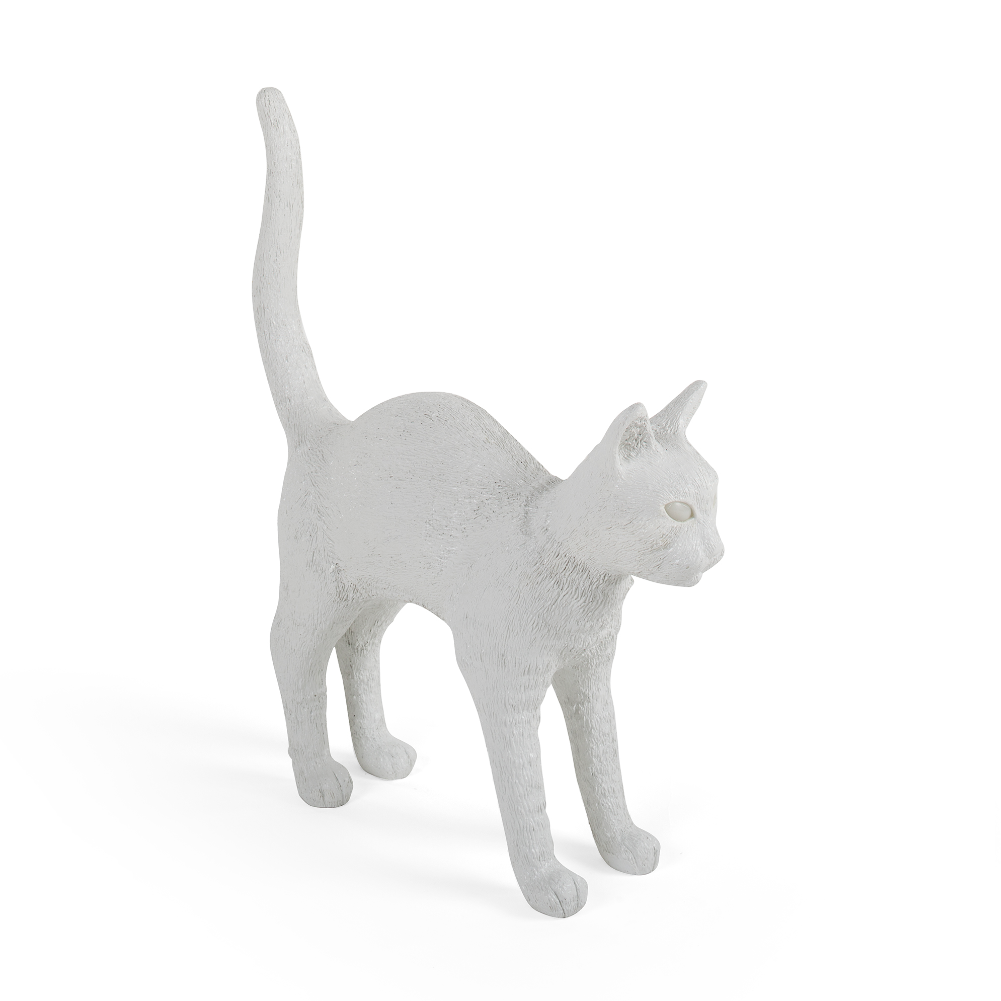 Seletti Jobby The Cat rechargeable lamp, white