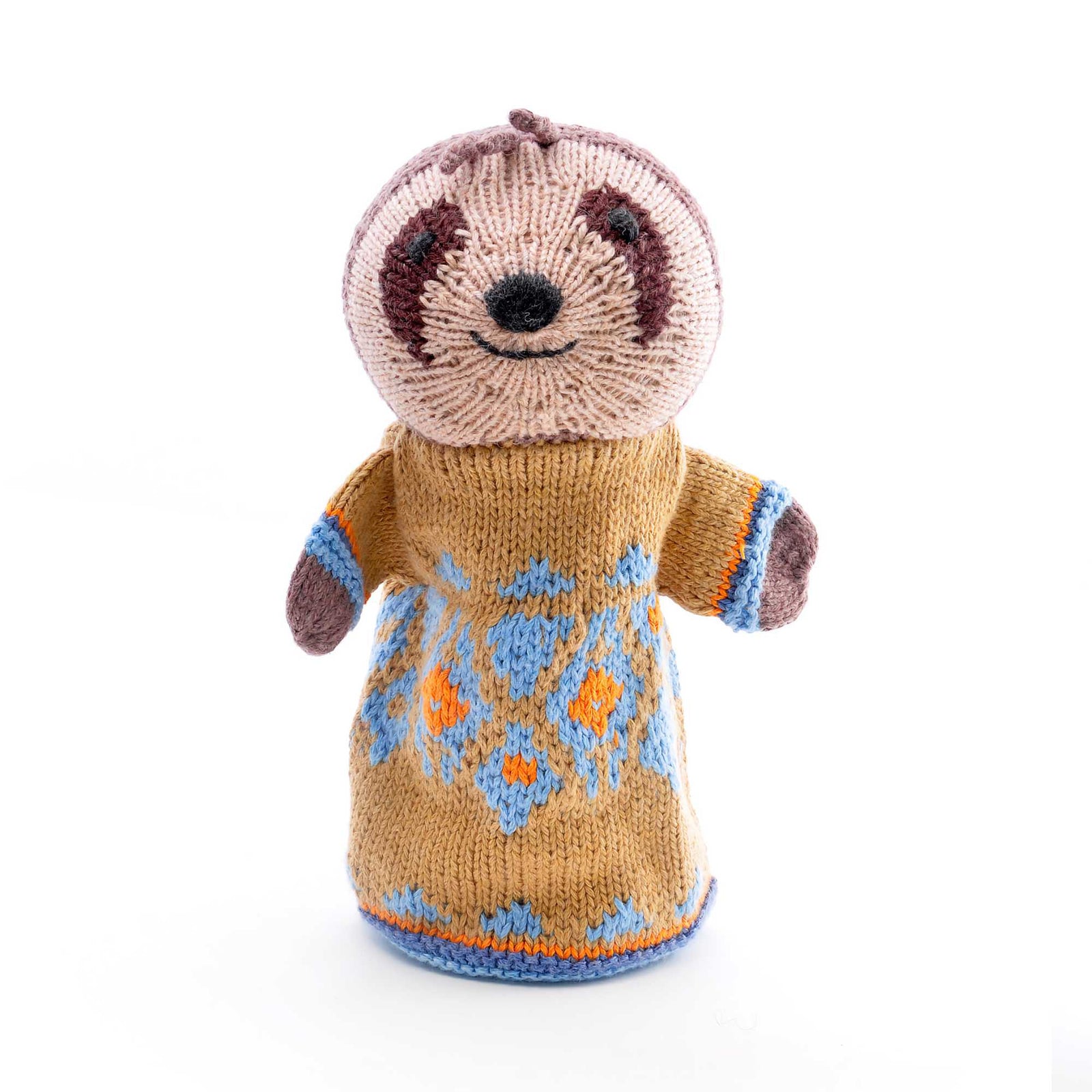 Chunkichilli hand puppet, sloth