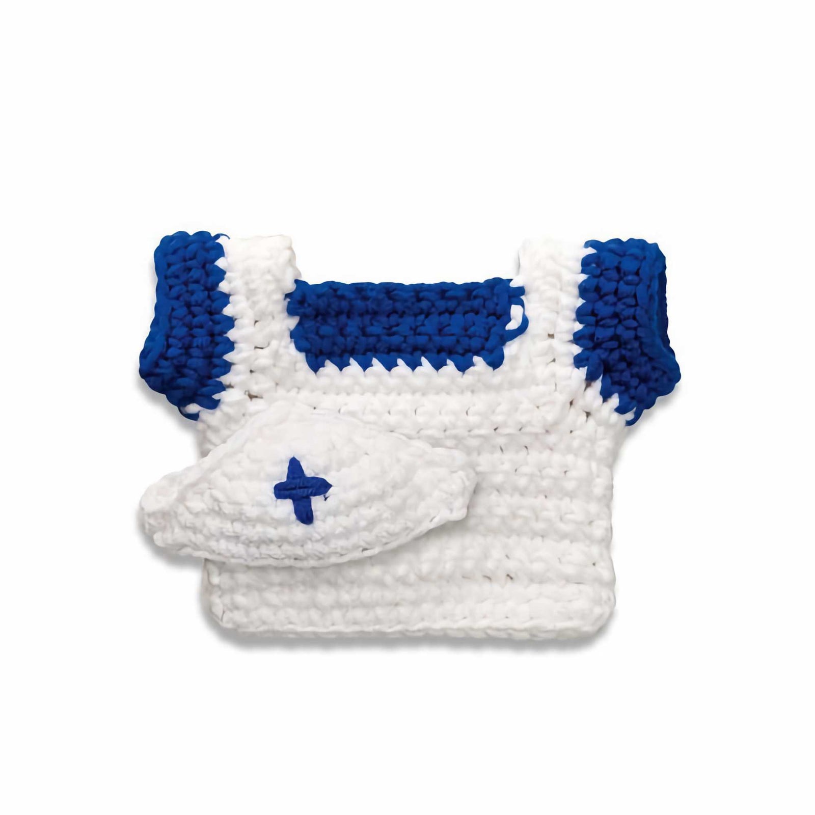 Just Dutch Miffy Crocheted outfit, White uniform