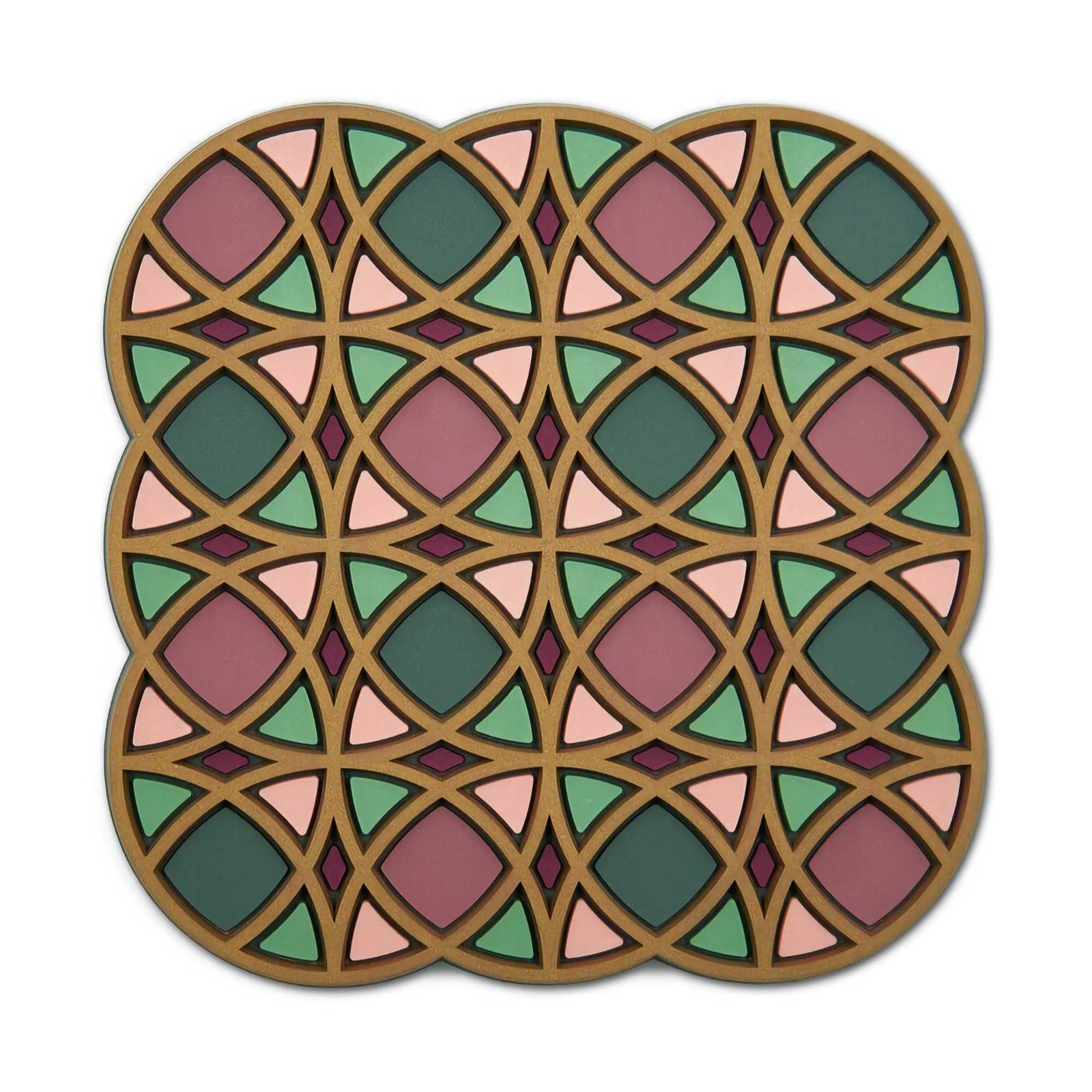 Images d'Orient Silicone Coaster, opera (9x9 cm)