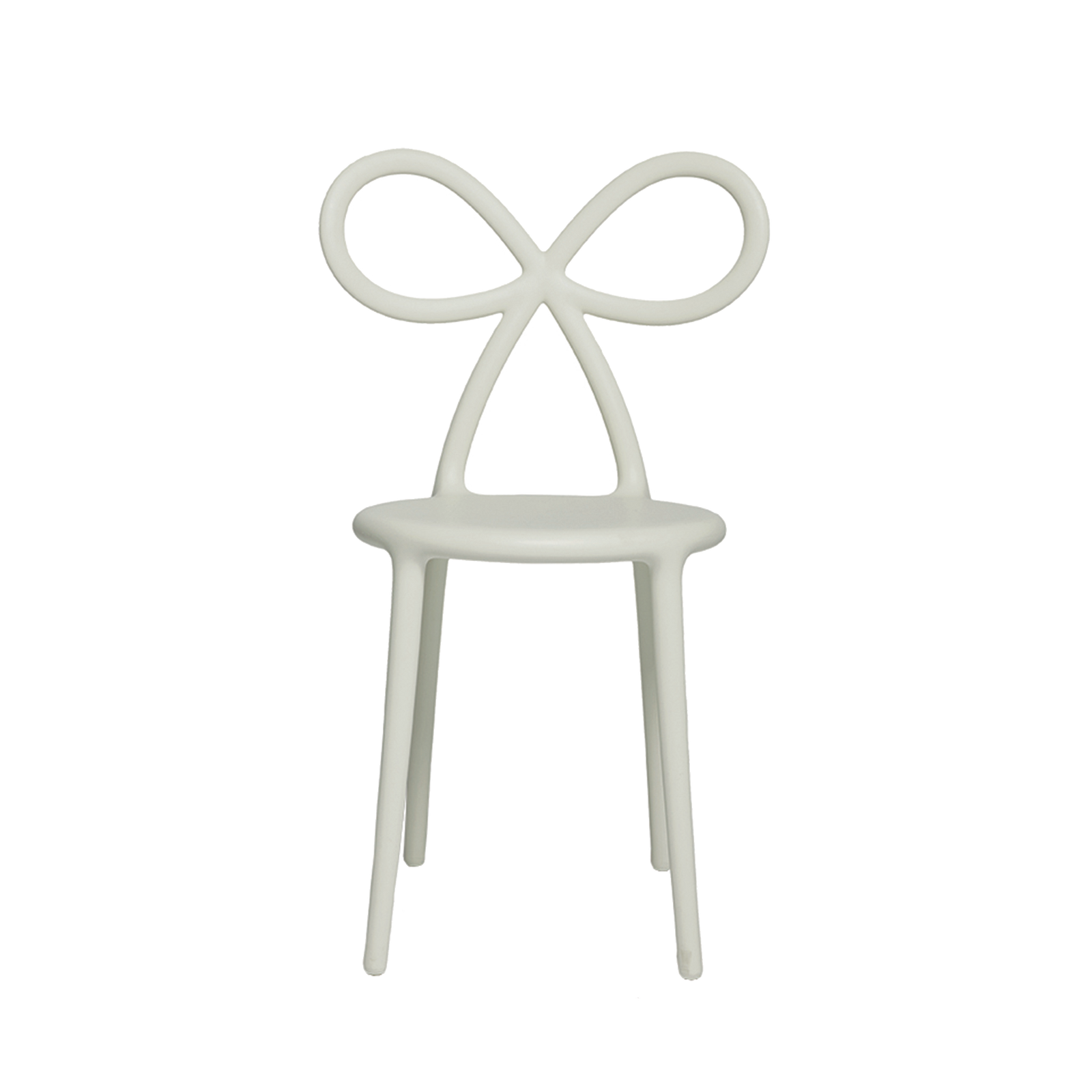 Qeeboo Ribbon side chair, white