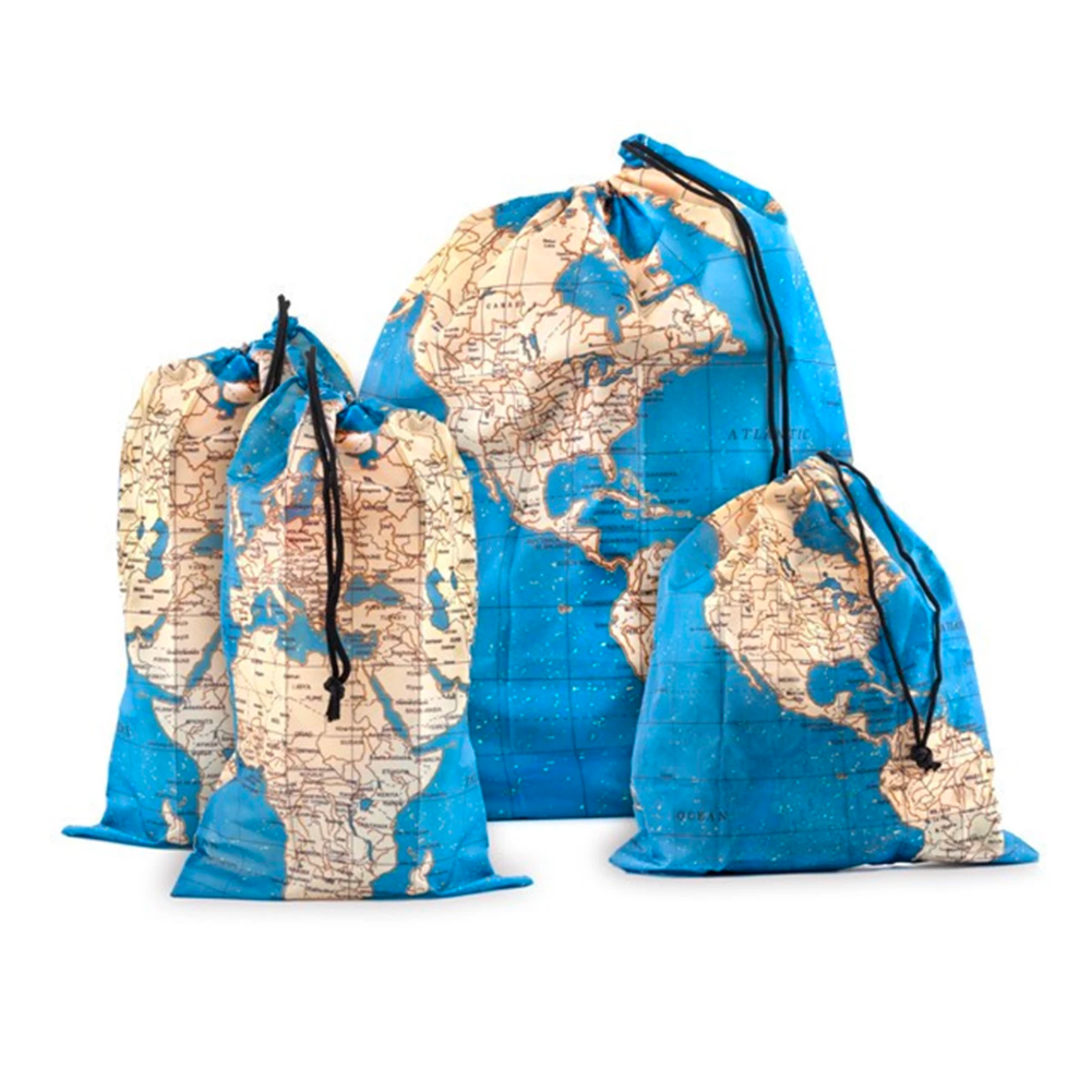 Kikkerland Travel Laundry Bag Set of 4