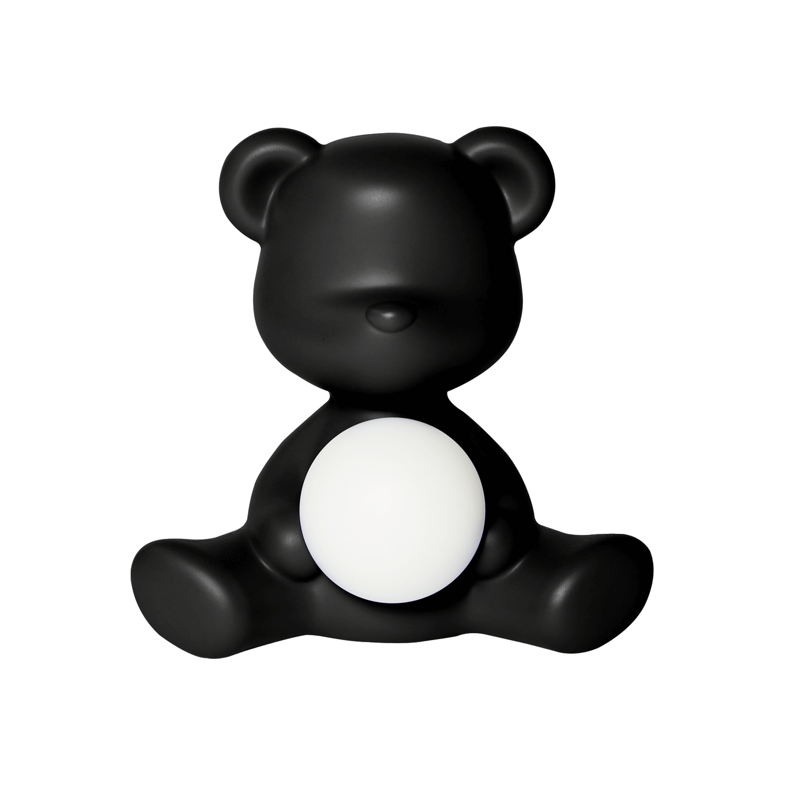 Qeeboo Teddy Girl rechargeable lamp, Black