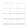 Kriptonite Krossing wall shelf, matt white (h25cm) (100x100 cm)