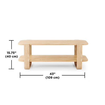 Umbra Bellwood coffee table, natural