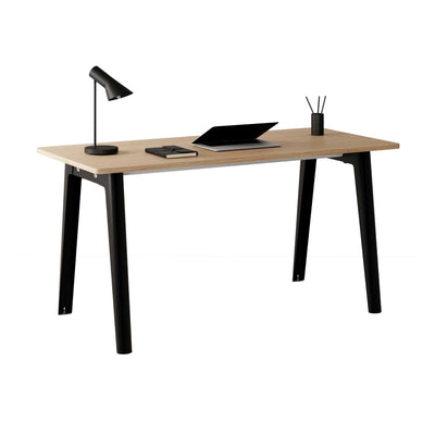 Tiptoe New Modern desk, oak/graphite black (130x70cm)