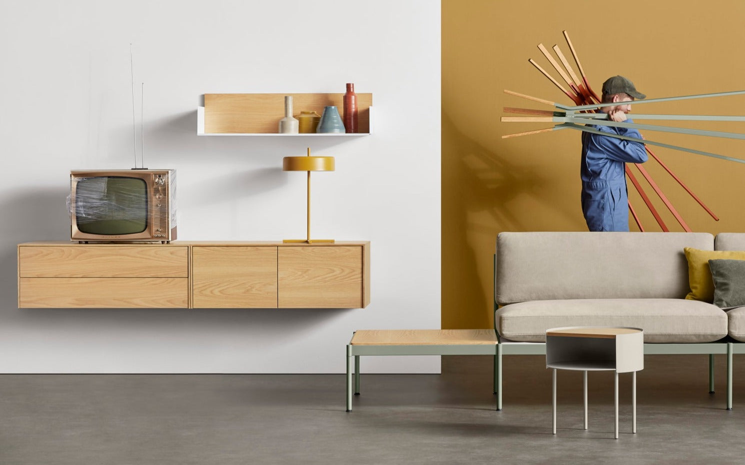 Blu Dot Wonder Wall 2.0 2 Drawer Cabinet