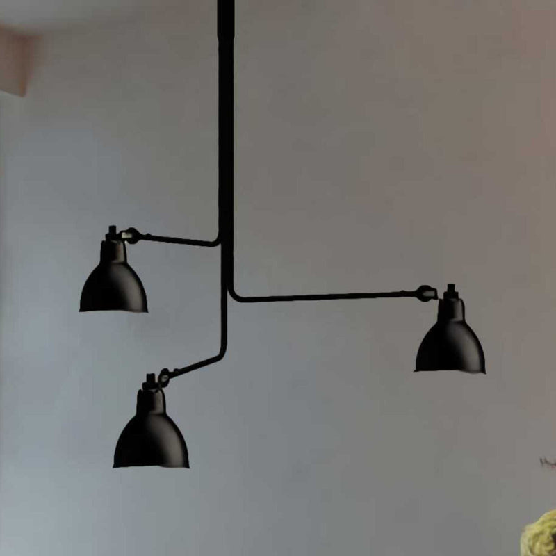 DCW Lampe Gras 315 ceiling light, black/black