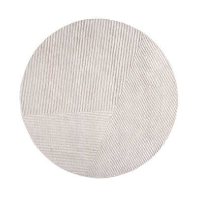 Northern Row carpet circular, light grey (Ø200cm)