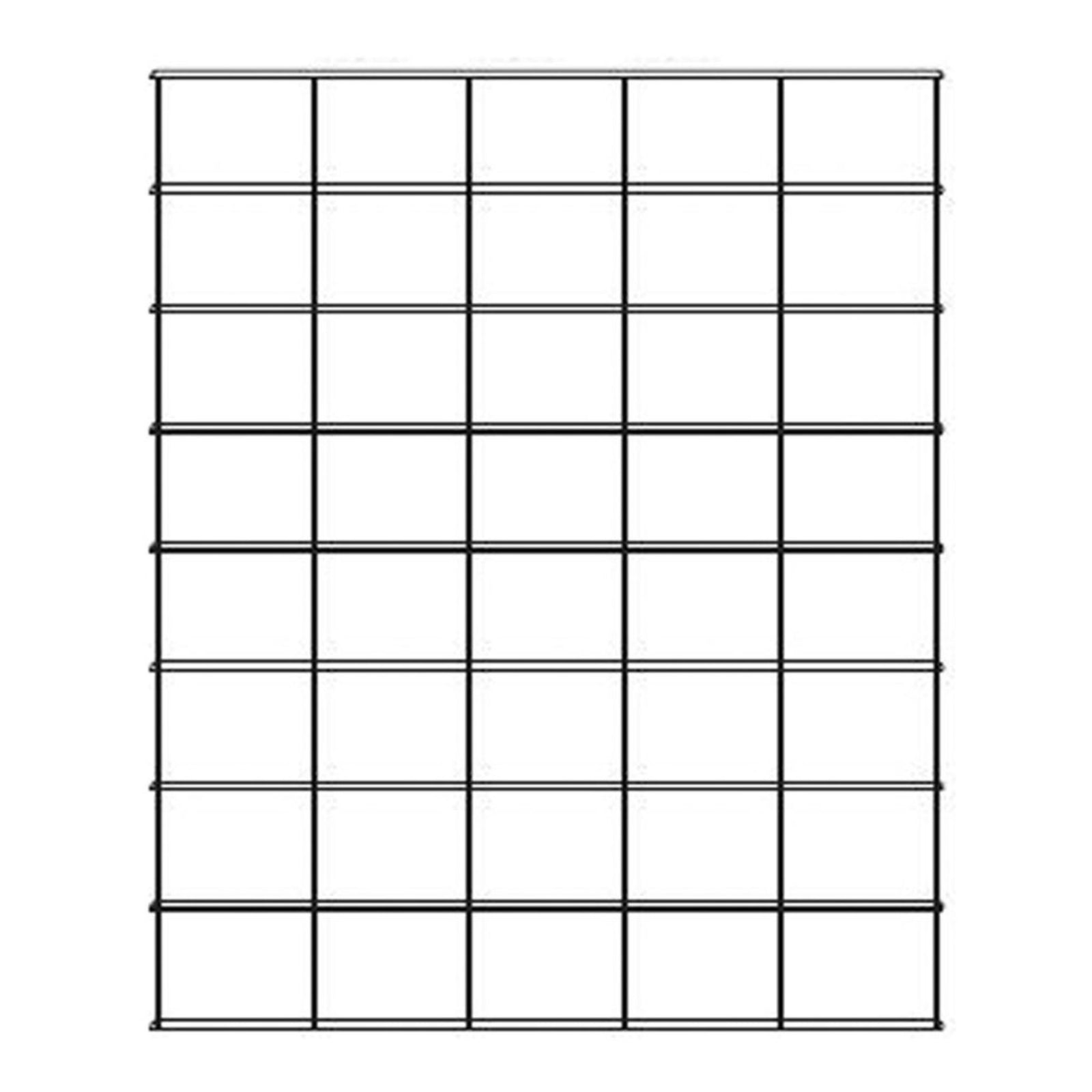 Kriptonite Krossing wall shelf 166x200cm, matt black