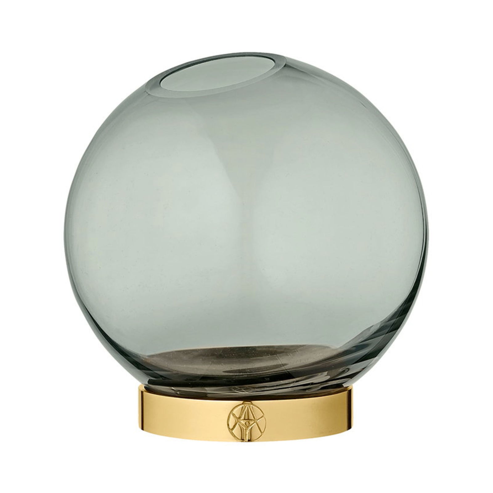 Aytm Globe flower pot ø17, forest/gold