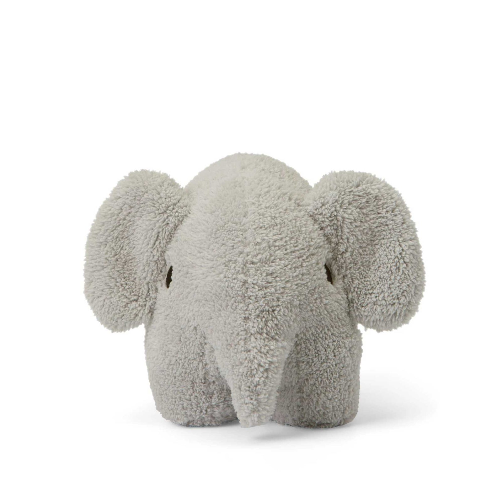 Elephant soft toy 23cm, Terry light grey