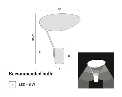 Northern Ombre table lamp