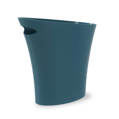 Umbra Skinny Trash Can, lagoon blue (7.5 L)