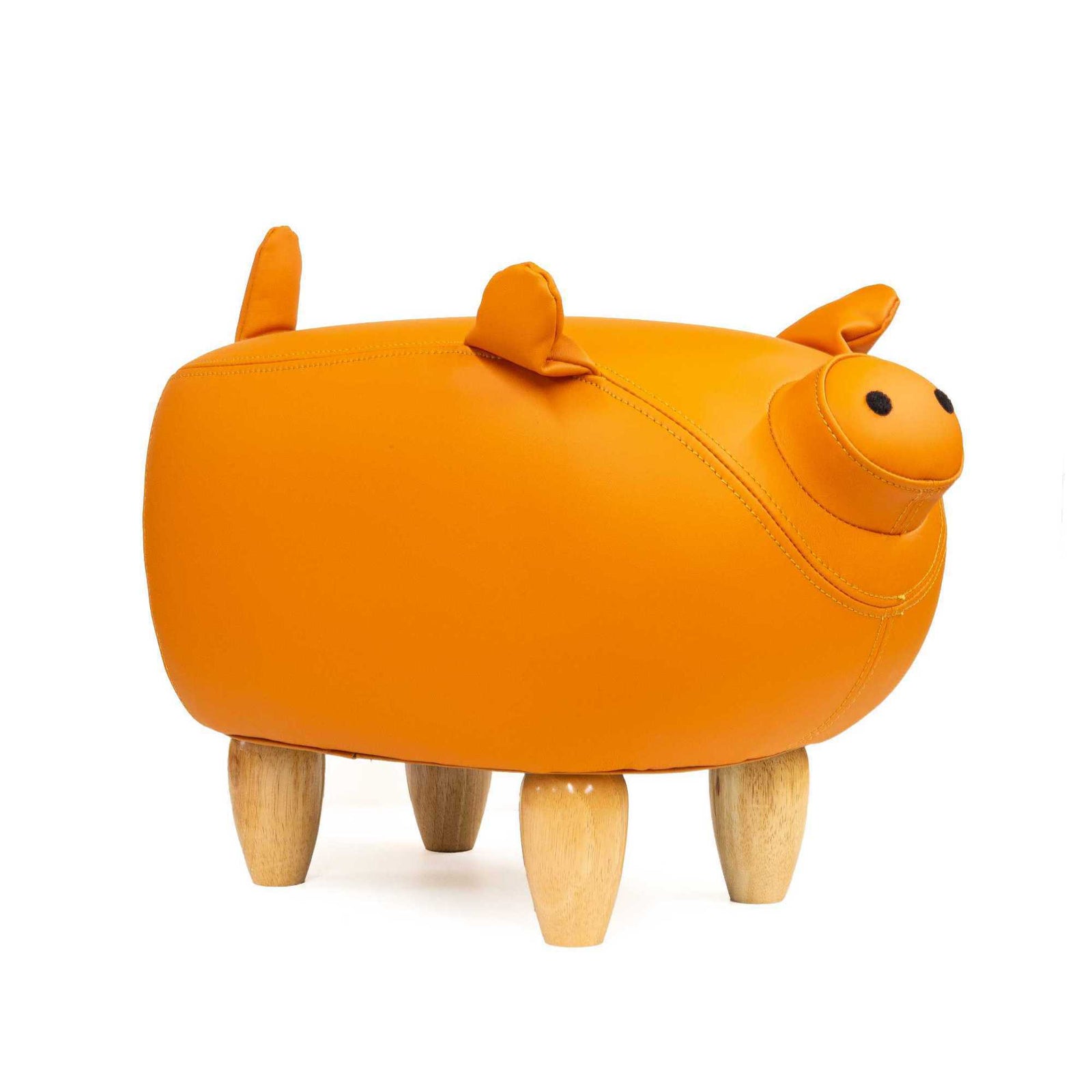 Liberty Orange Pig animal stool