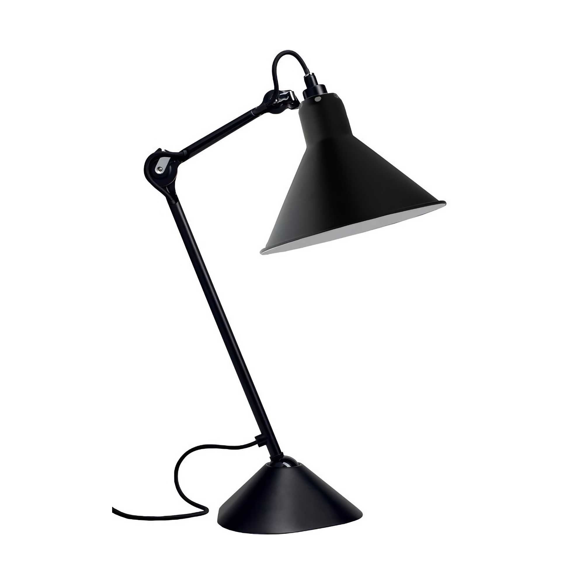 DCW editions Lampe Gras 205 Conic Table Lamp, matt black