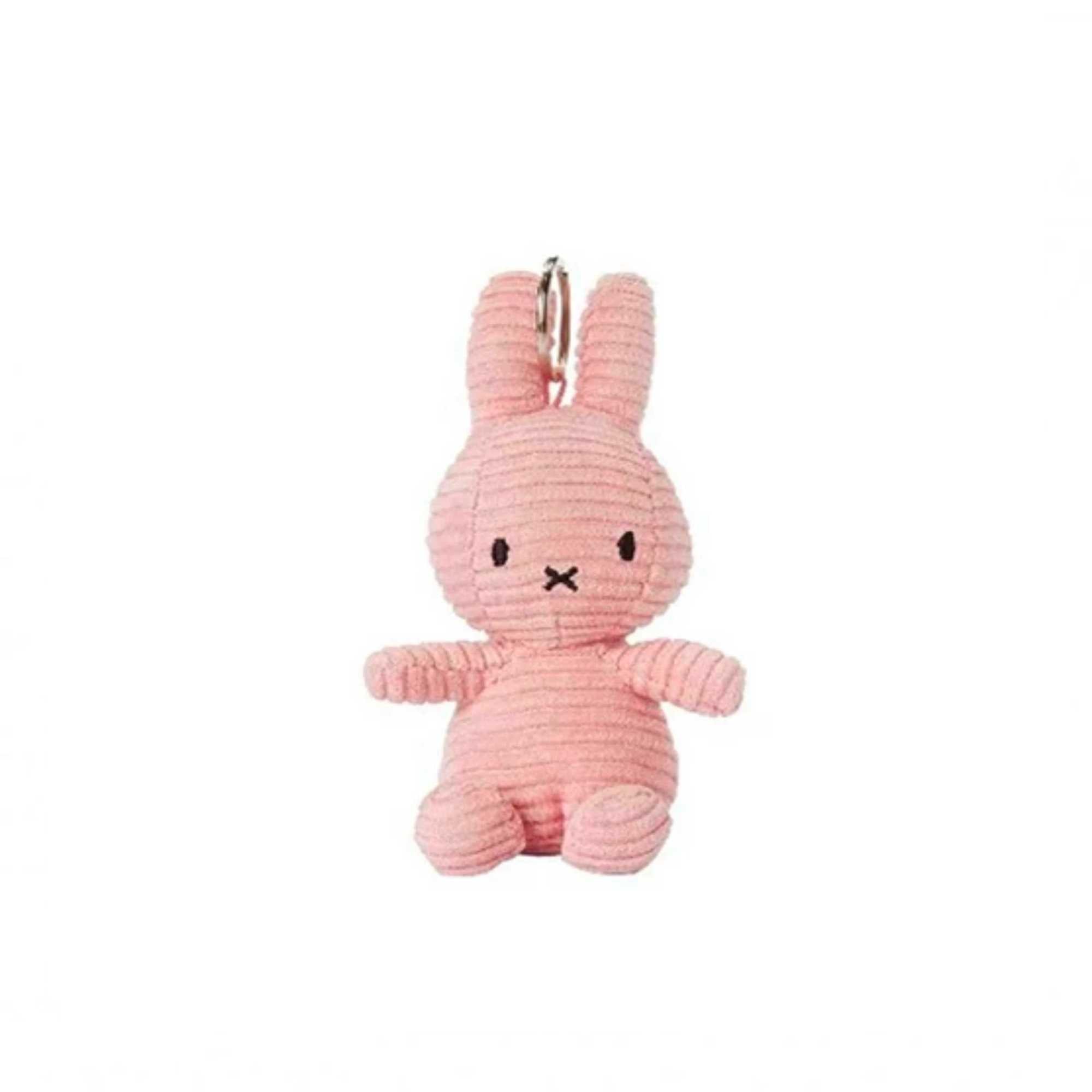 Miffy Sitting Corduroy keychain, pink (10 cm)