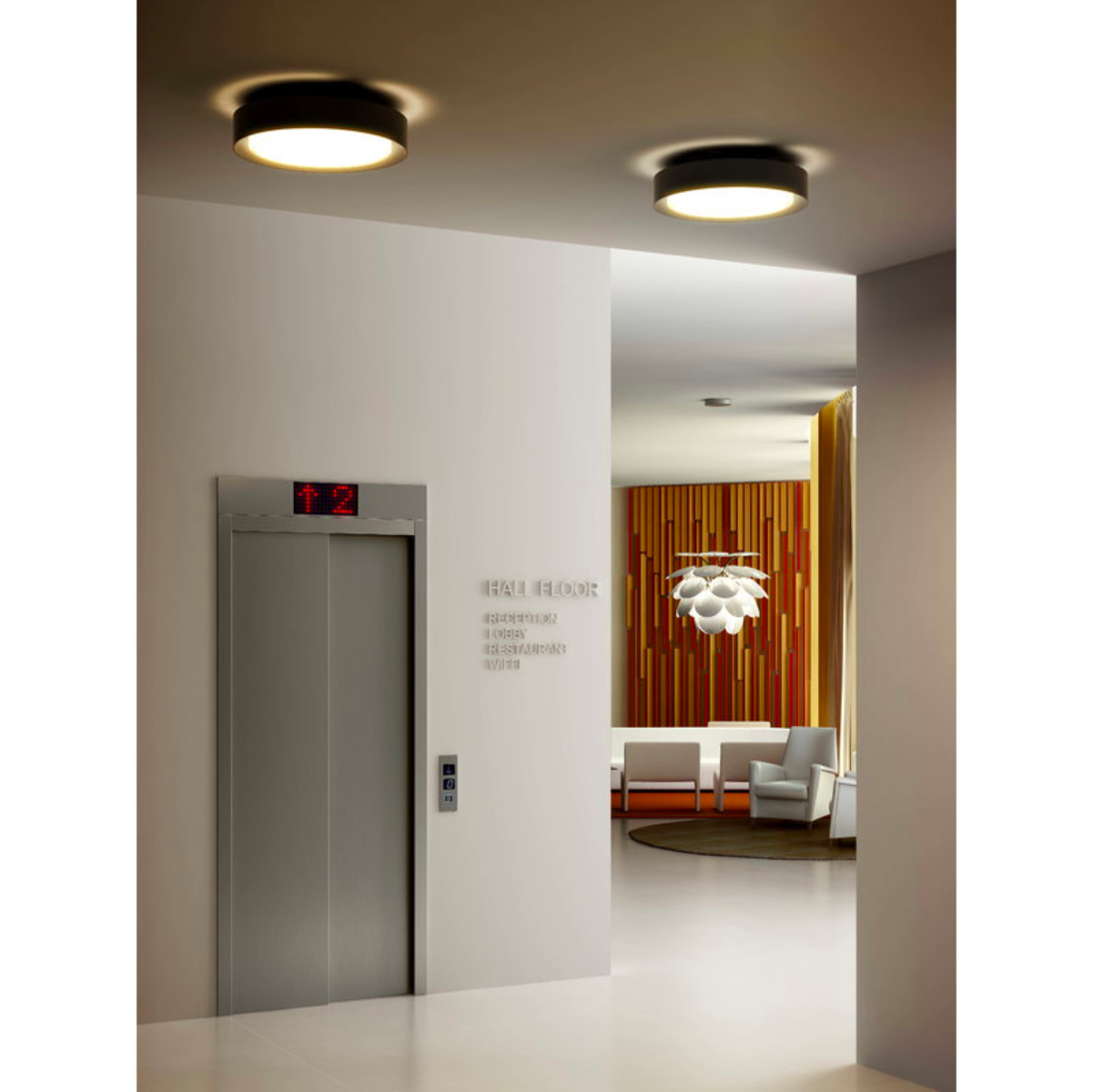 Marset Plaff On 33 ceiling and wall lamp