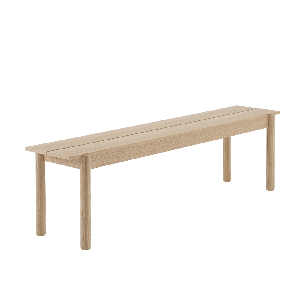Muuto Linear bench Wood, oak (170x34 cm)