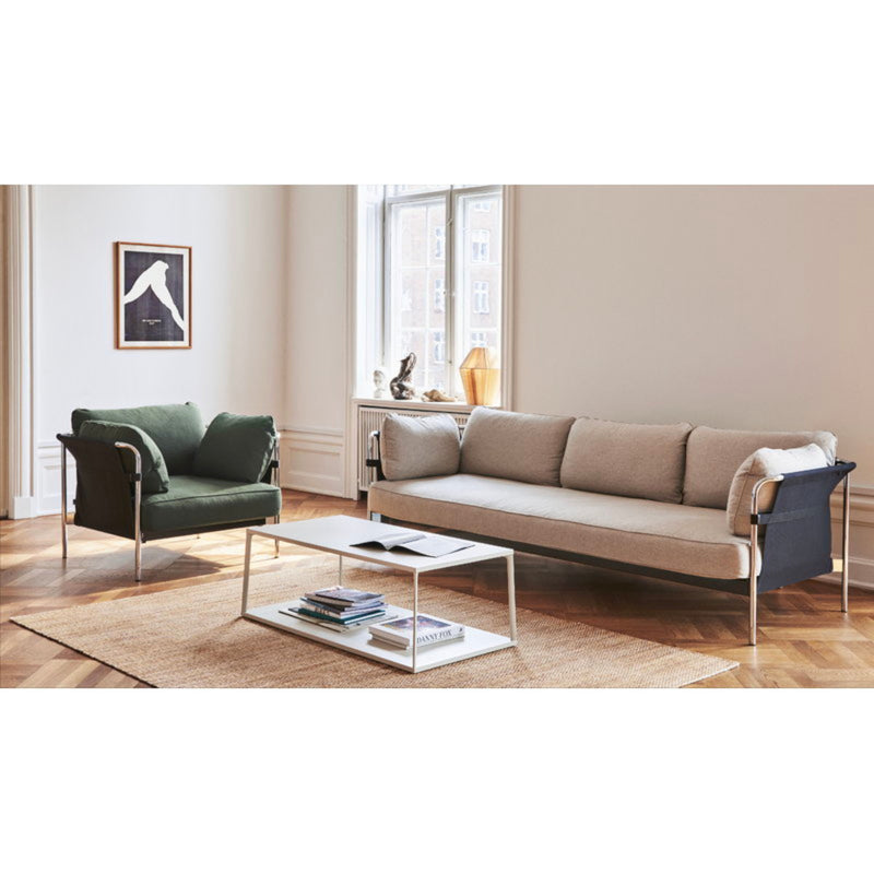 HAY Can 3-Seater Sofa 2.0, chrome - natural - ruskin05