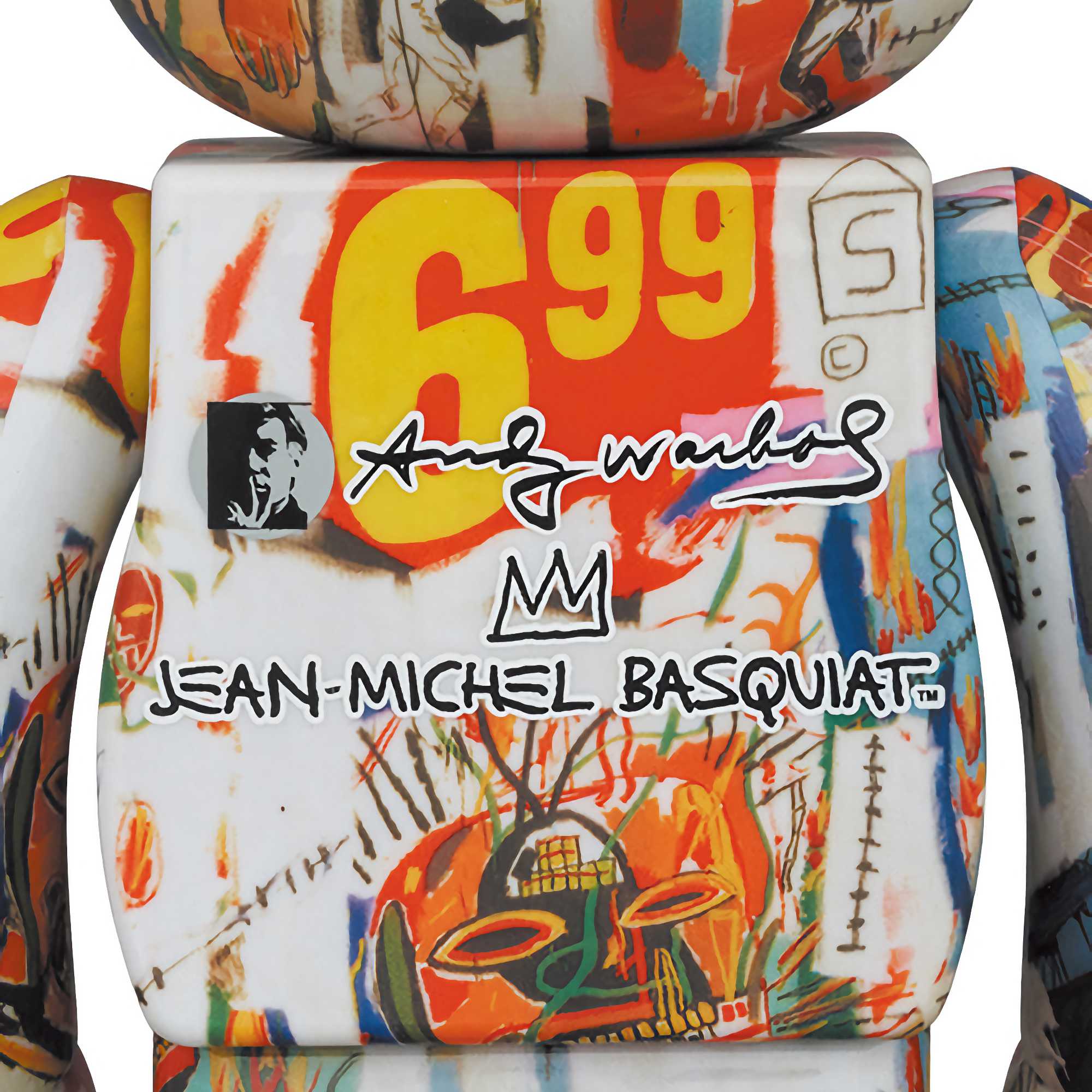BE@RBRICK Andy Warhol x JEAN-MICHEL BASQUIAT #4 400% | HOMELESS.hk