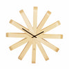 Umbra Ribbon wall clock, beechwood