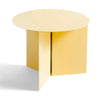 Hay Slit Table Steel Round, light yellow (ø45 cm)
