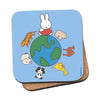 Star Editions Miffy cork coaster, globe