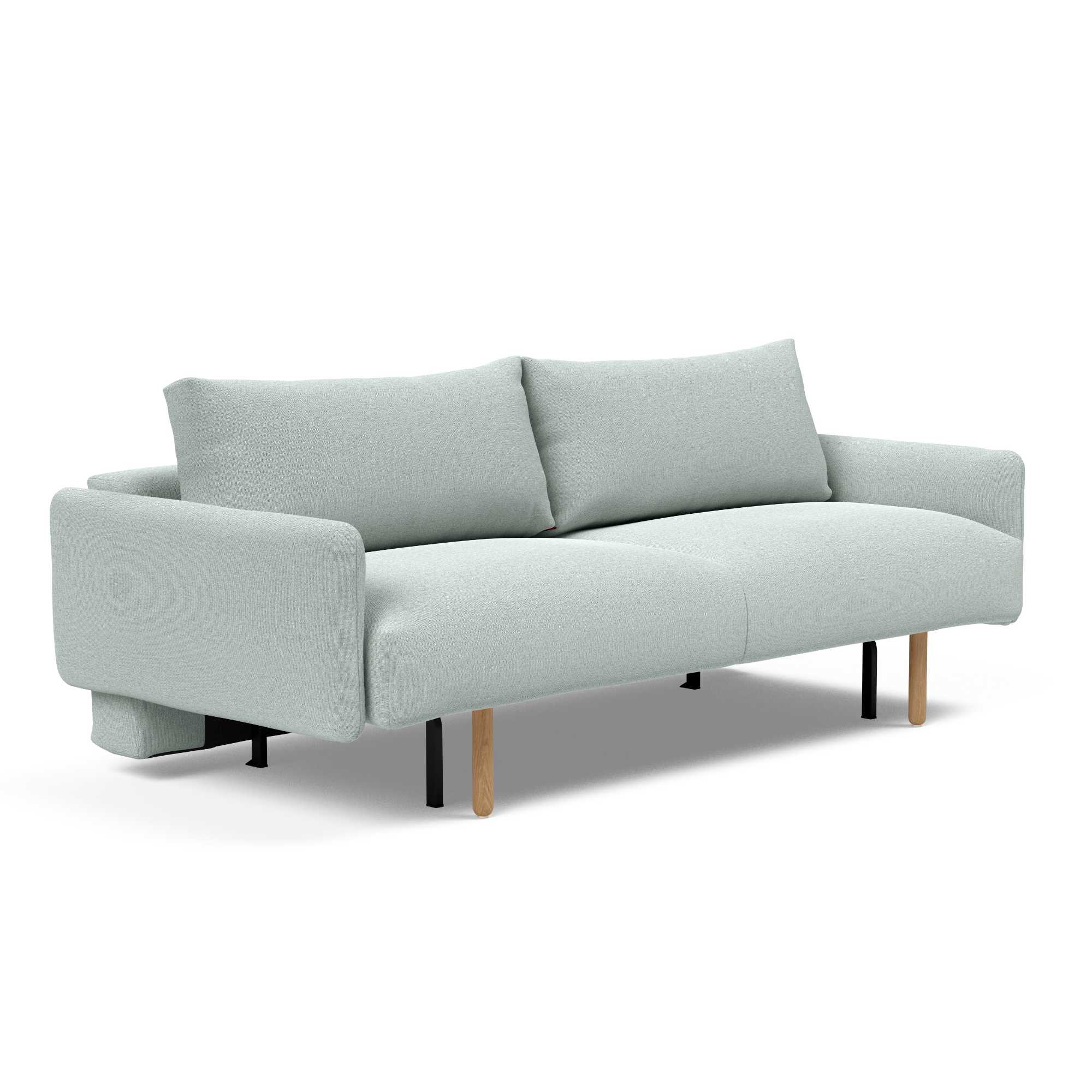 Innovation Living Frode Sofa Bed w. Arms, 552SoftPacificPearl w215xd105xh83cm