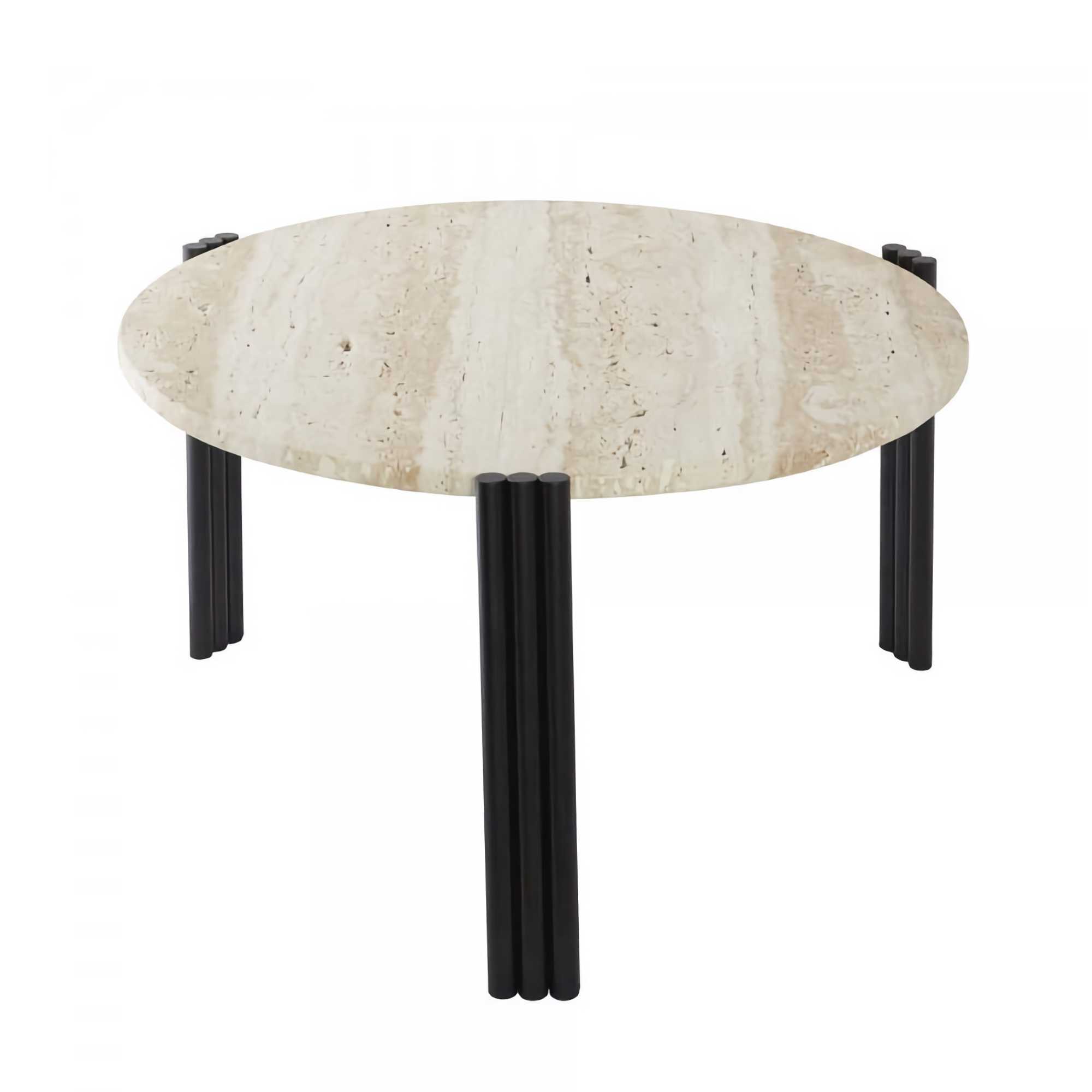 AYTM Tribus Coffee Table Small travertine black HOMELESS.hk