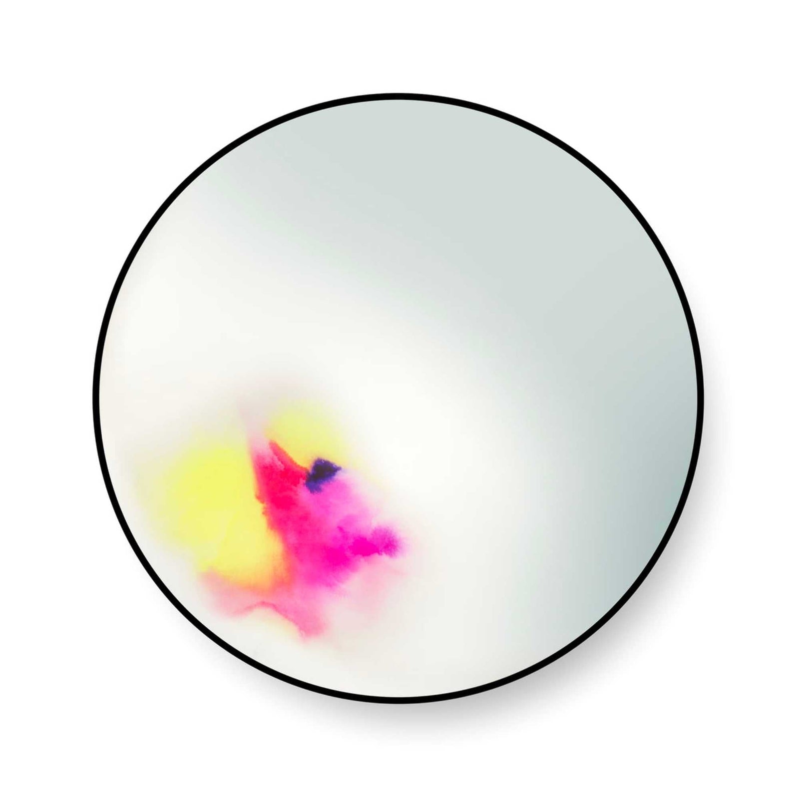 Petite Friture Francis mirror large (Ø60cm), pink water colour