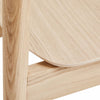 Woud Pause bar stool, white pigmented oak