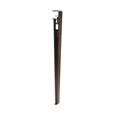 Tiptoe PIED table and desk leg, dark steel (75cm) (1 piece)